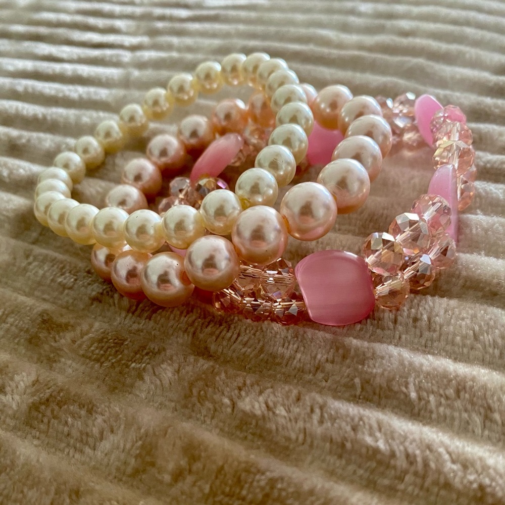 Pink Bracelet Set